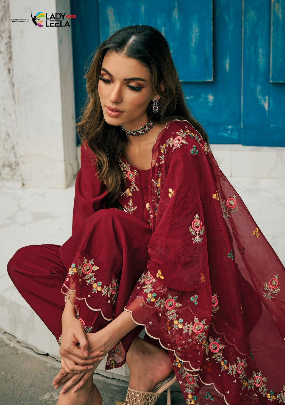 Raabta By Lady Leela Viscose Readymade Suits Catalog